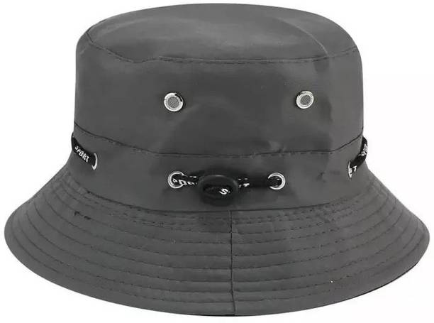 Missby Unisex Adults Cotton Adjustable Beach Bucket Sun Hat
