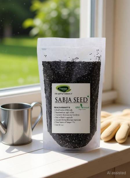 VAN OUSI Tulsi seeds|Sabja Seeds|Basil Seeds|Tukmaria Seeds Seed Seed