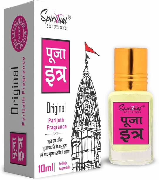 SPIRITUAL SOLUTIONS Pooja Itra Parijatha 10 ML | Premium Pooja Itra for Home and Mandir