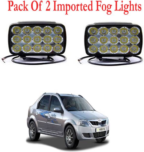 ROYAL AUTO MART Waterproof Imported High Power Fog Lights for Car & Vehicles-L4_118 Fog Lamp Car, Van, Motorbike, Truck LED for Mahindra (12 V, 30 W)