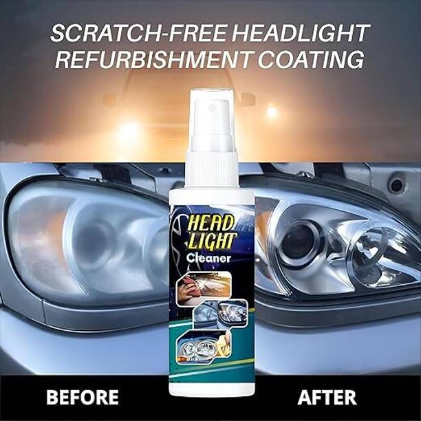 SCENTORA Liquid Car Polish For Exterior, Headlight, Dashboard, Bumper, Chrome Accent Headlight Cleaning Kit