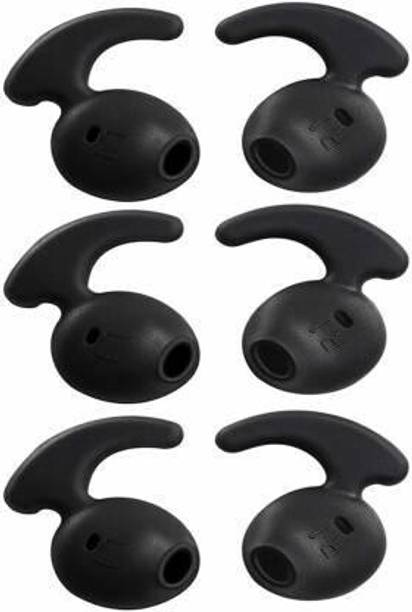 BBS PRO 6 pcs (3 Pair) Black Earbuds Silicone Ear Tips in The Ear In In The Ear Headphone Cushion