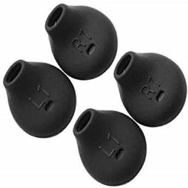 BUMTECH 4 Pcs ( 2 Pair) S6 Black Earbuds In The Ear Headphone Cushion (Pack of 4, Black) In The Ear Headphone Cushion