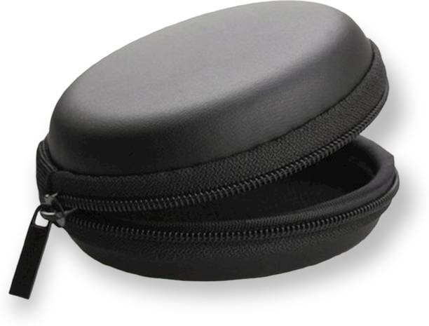 RETRACK Leather Zipper Headphone Pouch For Universal