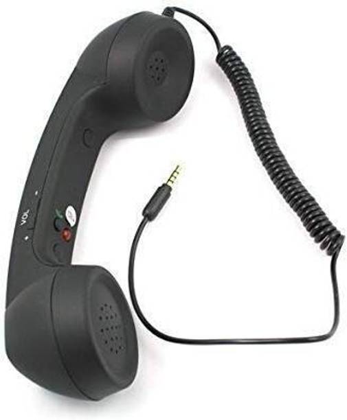 DRUMSTONE Retro Coco Phone Handset – 3.5mm Wired, Radiation-Free for Clear Calls Wired