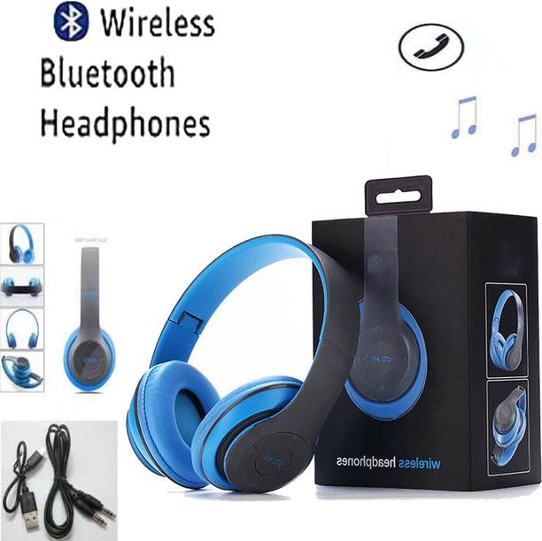 BAGATELLE NEW Wireless Bluetooth Headphones with Mic | Over-Ear Stereo for Music, Gaming Bluetooth Gaming