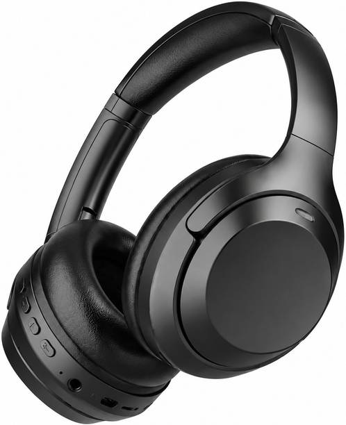 Electro Spido Wireless Over Ear Headphones with 50H Runtime, Deep Bass & Hands Free Calling HD Bluetooth