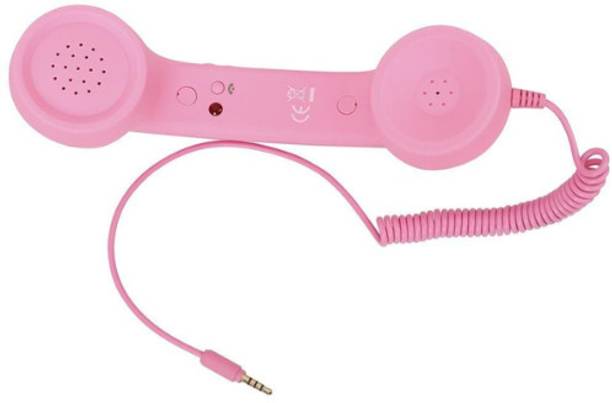 DRUMSTONE CocoPhone Retro Handset Vintage Style Phone Receiver for Smartphones Hands-Free Wired