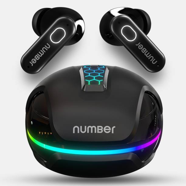 Number Super Buds 999 40dB ANC Gaming TWS Earbuds,4 Mic ENC, 35ms Low Latency,2xPairing Bluetooth Headset