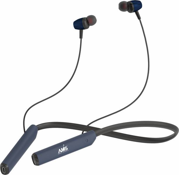 Boom NB-41 Bluetooth Neckband | 20hrs Playback | Type C Charging|Magnetic Earbuds Bluetooth