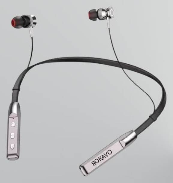 ROKAVO Wireless headphones neckband Bluetooth headset Earphone Bluetooth Headset