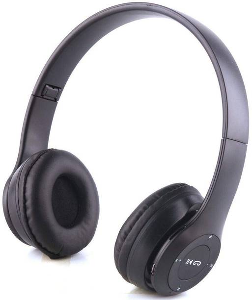 Techpunch 360 STEREO SOUND WIRELESES HEADPHONE WITH MIC FOR GAMING FOR ALL DEVICE Bluetooth & Wired