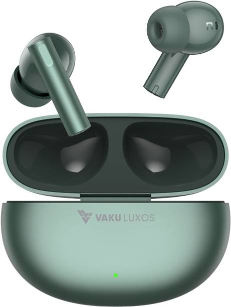 Vaku Luxos FERROX TWS Bluetooth V5.4 Earbuds 60H Playtime Deep Bass Touch Controls Bluetooth