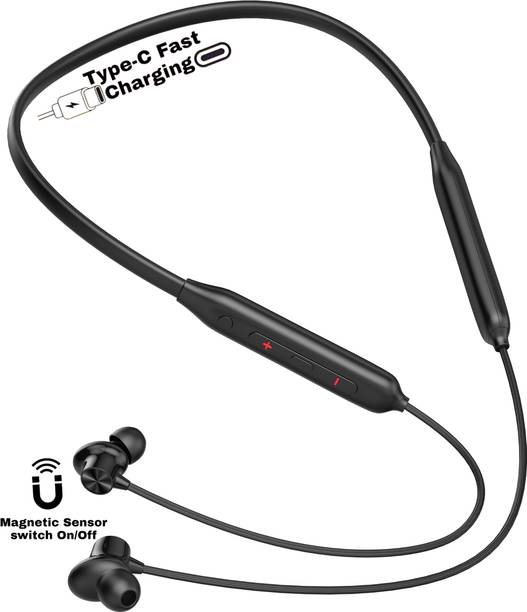 GEMFLY Bullets Wireless Z2 - Magnetic Power OFF/ON 48Hr Playtime Headphone Neckband Q66 Bluetooth