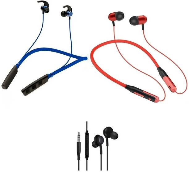 LEVELPLUS Buzz & Jazz With Akg Neckband Combo 45 Hours Playtime Bluetooth