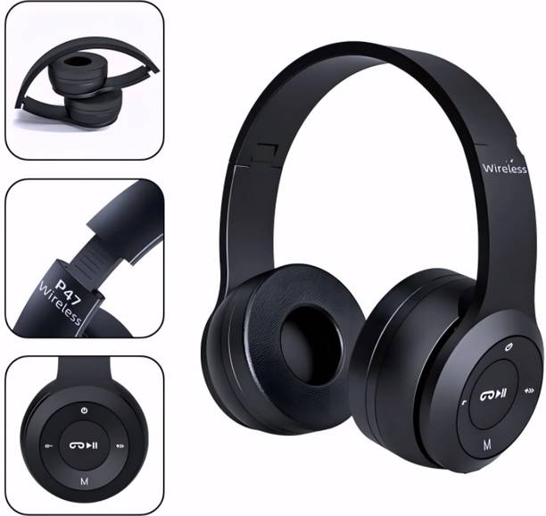 AIZINA Folding Bluetooth Headset with Enhanced Subwoofer Effect_NB Bluetooth & Wired