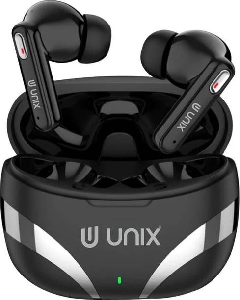 Unix Wireless Buds Wings with 40 hours Battery life & Quad Mic 13mm Driver Bluetooth