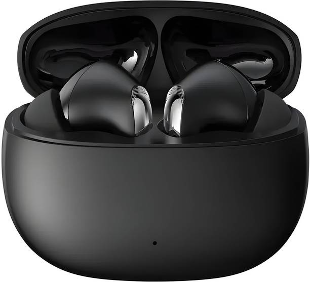 snowbudy Air Lite Wireless Earbuds Quad Mic with 40H Playtime Bluetooth Bluetooth without Mic