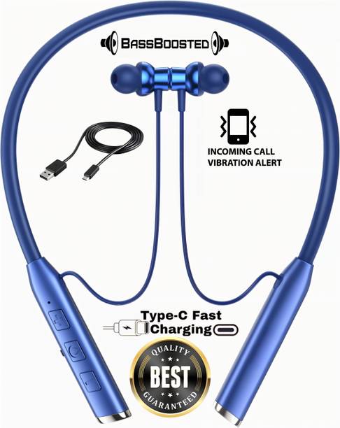 GREE MATT Vibration Alert, 48 Hours Playtime, ENC, HD Sound Quality & Stereo Bass N122 Bluetooth