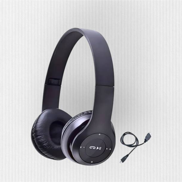 AIZINA Surround Sound Bluetooth Gaming Headphones with Foldable Design_KS Bluetooth & Wired