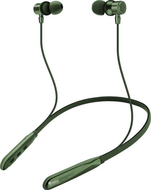 Soroo Future Wireless Bluetooth Neckband with 88H Playback, ENC Mic, Fast Charging, Deep Bass Bluetooth