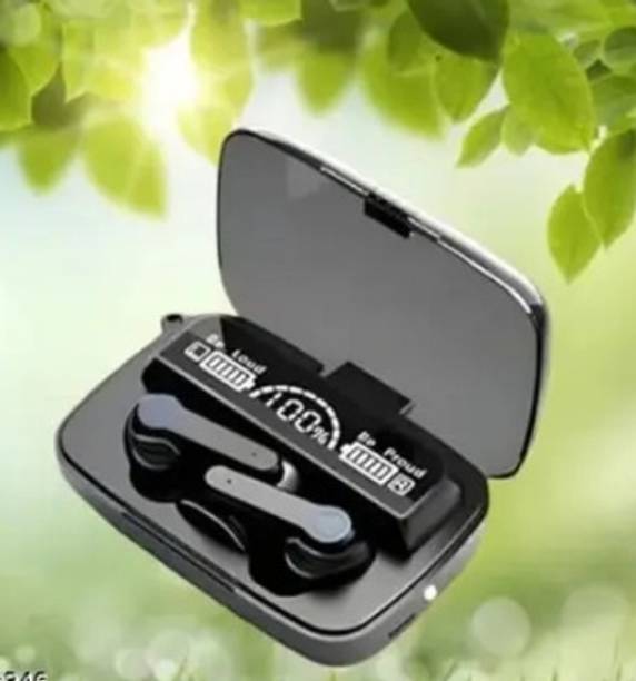 The P Earbuds M19 PRO with Power Bank Upto 48Hrs Playback Bluetooth Headset M48 Bluetooth