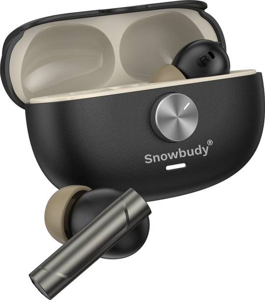 snowbudy Coach Buds TWS Earbud up to 50HR Playback, Ai Mic Clear Call 3D Spatial Audio-1 Bluetooth Gaming