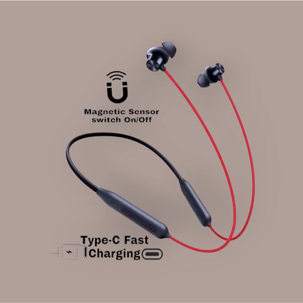 URBANHUDA Neckband with Wireless Fast Charge, 31 Hrs Battery Life, Earphones with mic_DEF Bluetooth & Wired