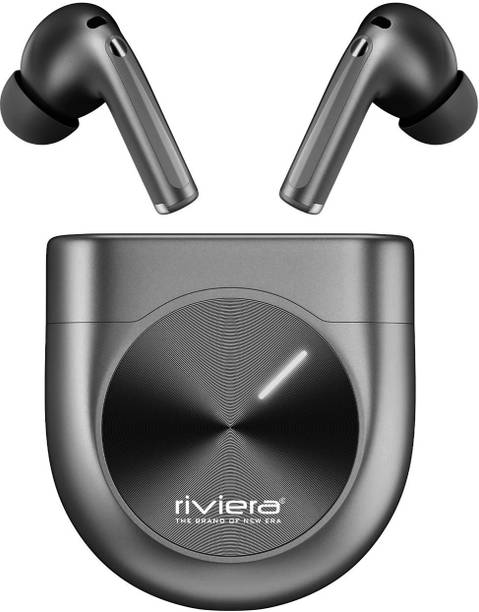 riviera THE BRAND OF NEW ERA Primus Earbuds Earphones, V5.3, Touch Control Ear buds, 90Hrs Standby Bluetooth