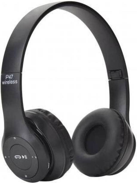 MECKWELL Wireless Bluetooth Headphone with Mic and FM SD CARD SLOT Bluetooth Gaming