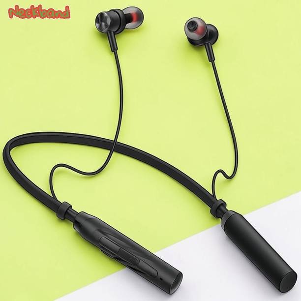 PLAYGO X224 Top Neckband Earphones Under Budget with Clear Sound and Battery Bluetooth