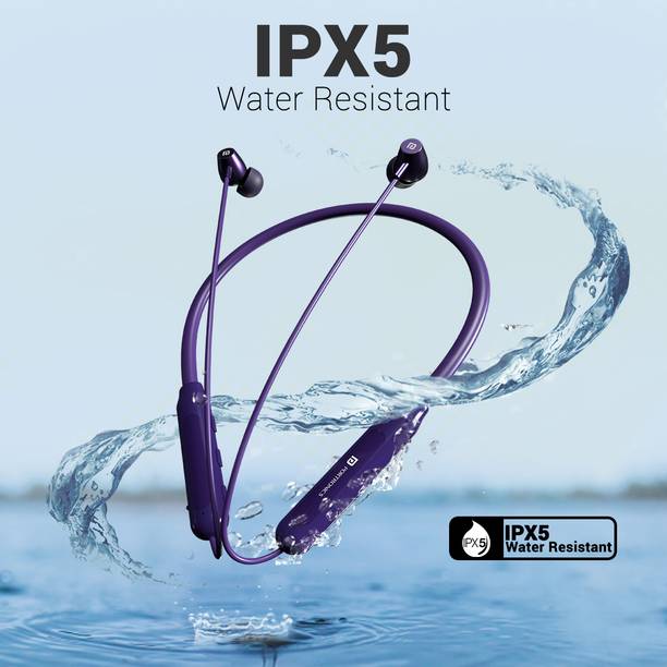 Portronics Harmonics Z3 Wireless Stereo Neckband with 30Hrs Playtime Bluetooth Headset