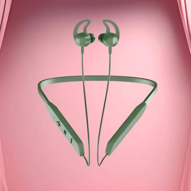 FRONY Bluetooth Headset Neckband with mic BT-Max 30H Playtime & Calling VibrationP306 Bluetooth