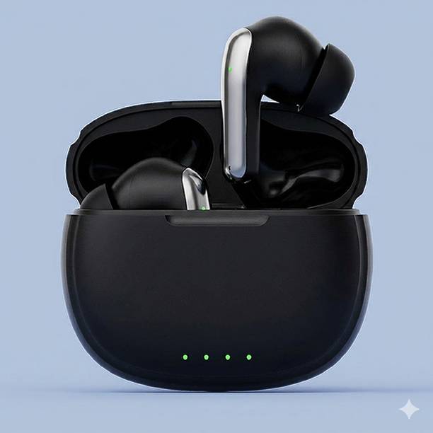 ZWOLLEX Bouncepods with 48Hrs Payback Ai Sound by Dolby, with ENC & 11.2mm Driver-19 Bluetooth Gaming