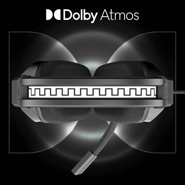 ZEBRONICS New Launch Havoc Premium with Dolby Atmos Subscription Wired Gaming  (Black, On the Ear)