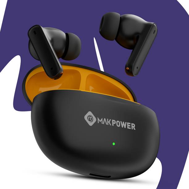 MAK POWER 40 Hours Music, TWS Earbuds with Clear Audio and Touch Control, Rich Music Tune Bluetooth