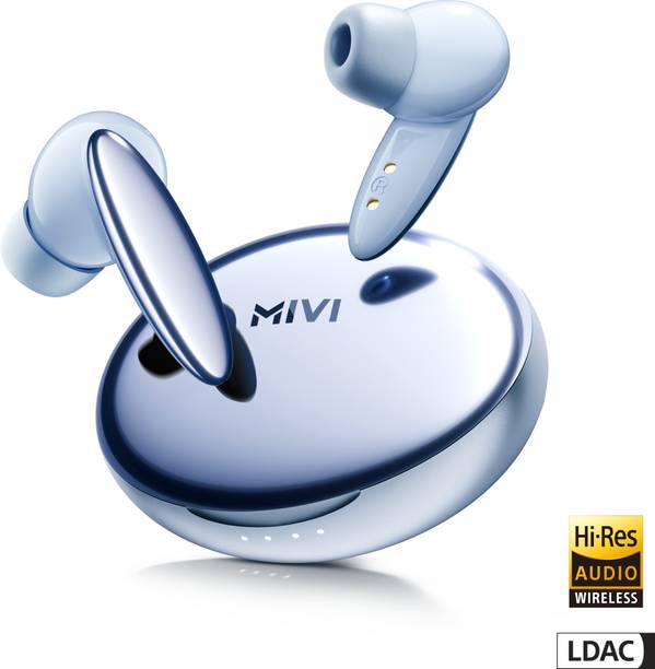 Mivi Superpods Opera, 60Hrs PT, Spatial Audio, Hi-Res & LDAC, 3D HD Audio, Fast Chg. Bluetooth