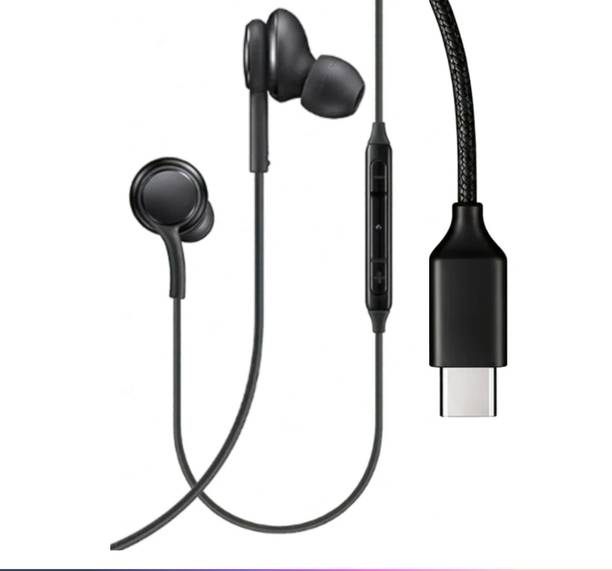 qoviq original Type C Wired Earphone for AKJ with Wired Connectivity & Rich Sound Wired