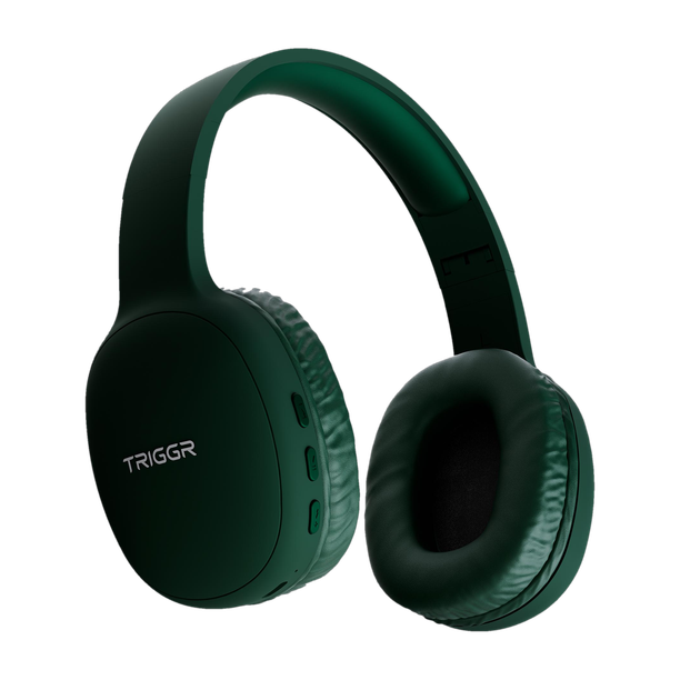 TRIGGR Trinity 1 with 40mm Drivers, Fast Charging, 50H Battery, Rubber Finish, v5.4 Bluetooth