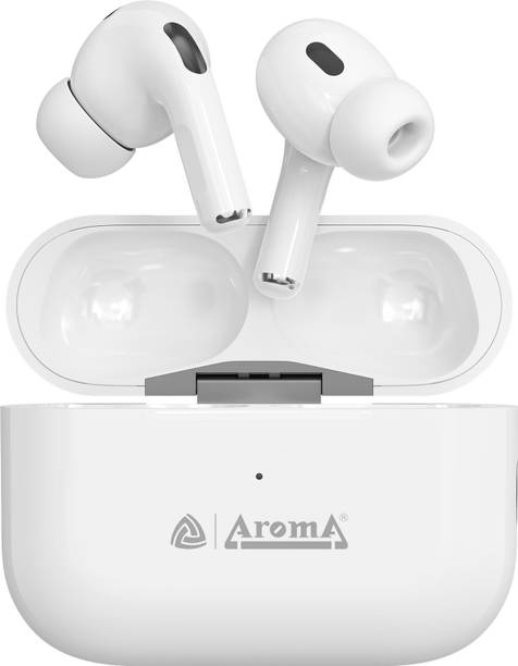 Aroma NB121 Pro Pods2 Upto 40 H Playtime*, ENC with3D Spatial Audio, Dual Pairing Bluetooth