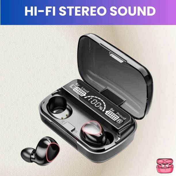 Clairbell M10 Bluetooth Wireless Earbuds LED Display and Touch Control HeadphonesC486 Bluetooth