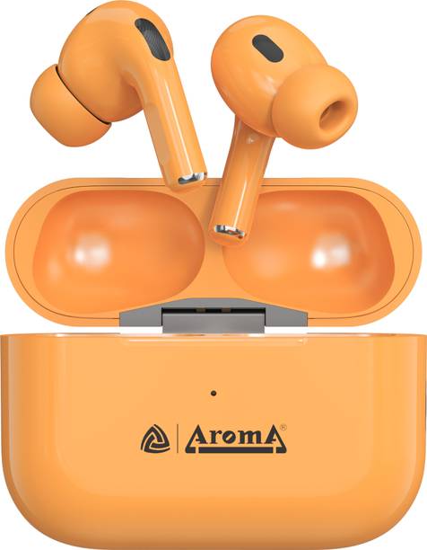 Aroma NB121 Pro Pods2 Upto 40 H Playtime*, ENC with3D Spatial Audio, Dual Pairing Bluetooth