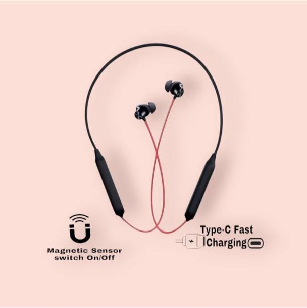 SBG Wireless Neckband, 58Hrs Playtime, Double EQ Mode, Fast Charging_HT Bluetooth & Wired