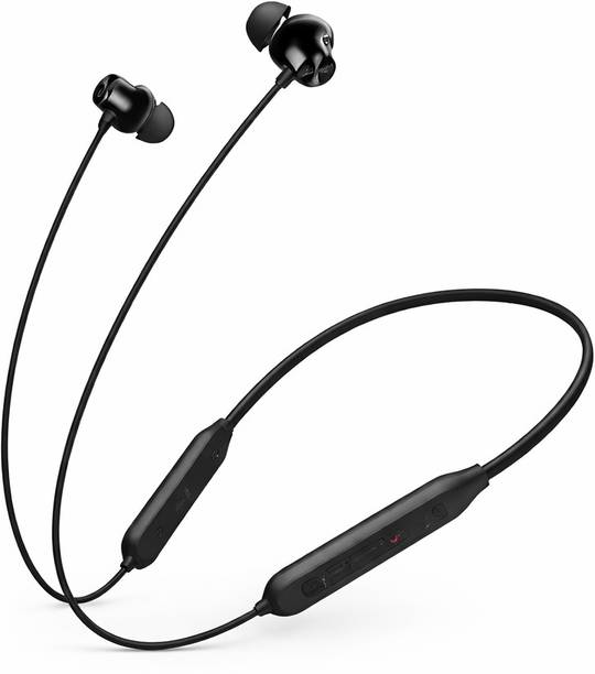 menosupp Bullets Z2 Neckband compatible with One-Plus ; 12.4 Mm Drivers ; 10 Mins Charge Bluetooth