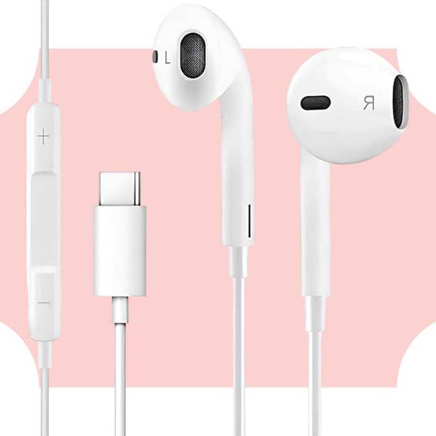 MJN Type C Handsfree with Mic for X80 Pro 5G/V23 5G/Y16/Y56 5G/Y36 5G/T1Pro[17] Wired