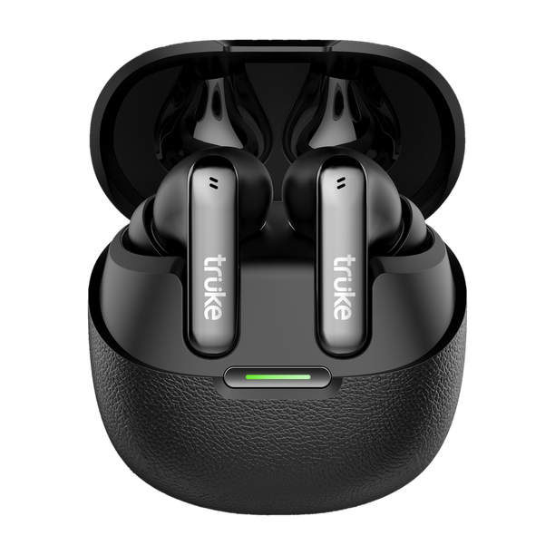 truke Mega 7 Gaming TWS, 24-bit Spatial Audio Earbuds, 60H Battery, Quad Mic ENC, 5.4 Bluetooth