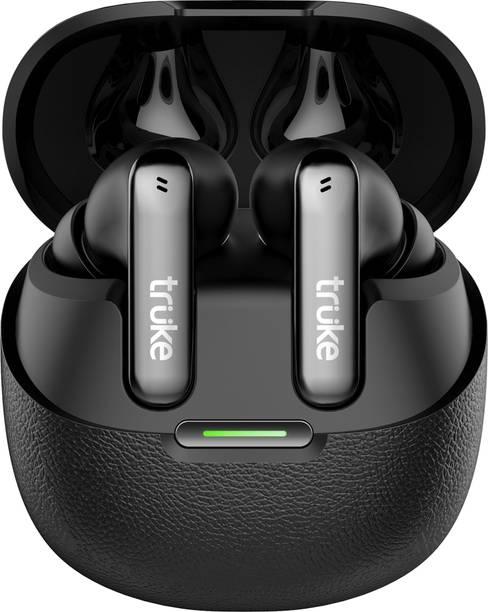 truke Mega 7 Earbuds w/ 60H Battery, 13mm Drivers, 24-bit Spatial Audio, Fast Charging Bluetooth