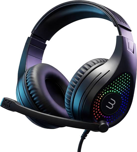Bestor RGB Wired Gaming Headset with Mic | Dual USB + 3.5mm Jack | Gaming Headphones Wired