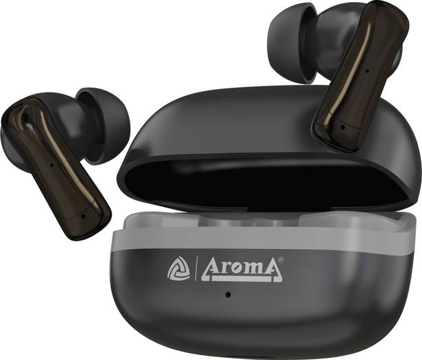 Aroma TWS21 Upto 50Hr Playtime*, Dual Paring, BT v5.4, Fast Charging, Heavy Bass Bluetooth