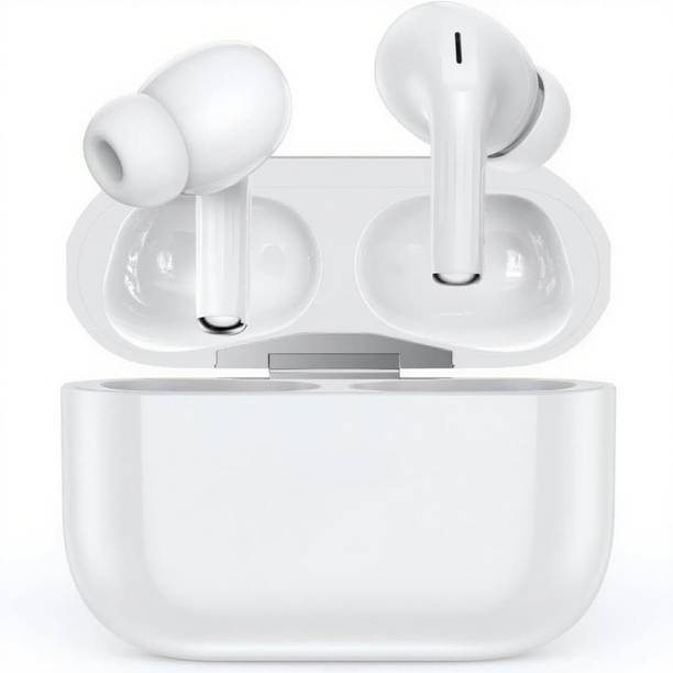 NRJI TWS Earphone Under 500 White Bluetooth without Mic